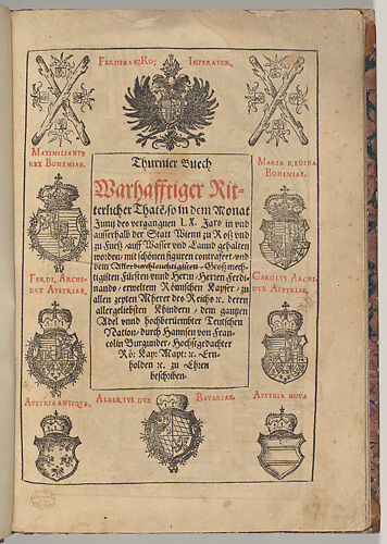 Tournament Book of Knightly Acts (Thurnier Buech Warhafftiger Ritterlicher Thaten)
