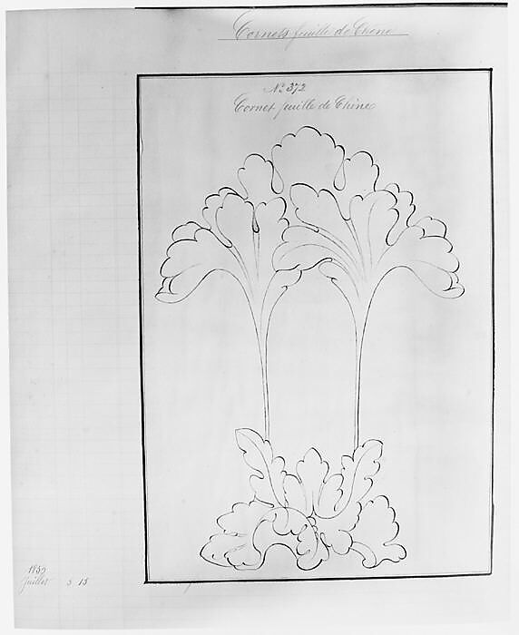 Design for a Tea Pot Removed from the Factory Record Book, Haviland &amp; Co. (American and French, 1864–1931), Pen and ink and graphite