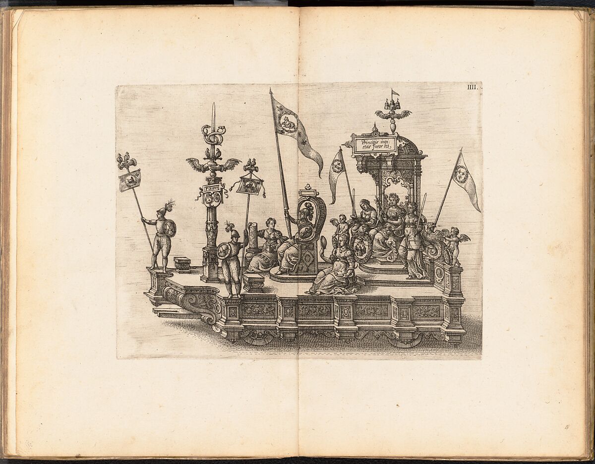 La Joyeuse & magnifique Entrée de Monseigneur François, Fils de France, et Frere Unique du Roy,..., Duc de Brabant, ... en sa tres-renommé ville d' Anvers, Attributed to Abraham de Bruyn (Flemish, Antwerp 1540–1587 Cologne (?)), Engravings and etchings