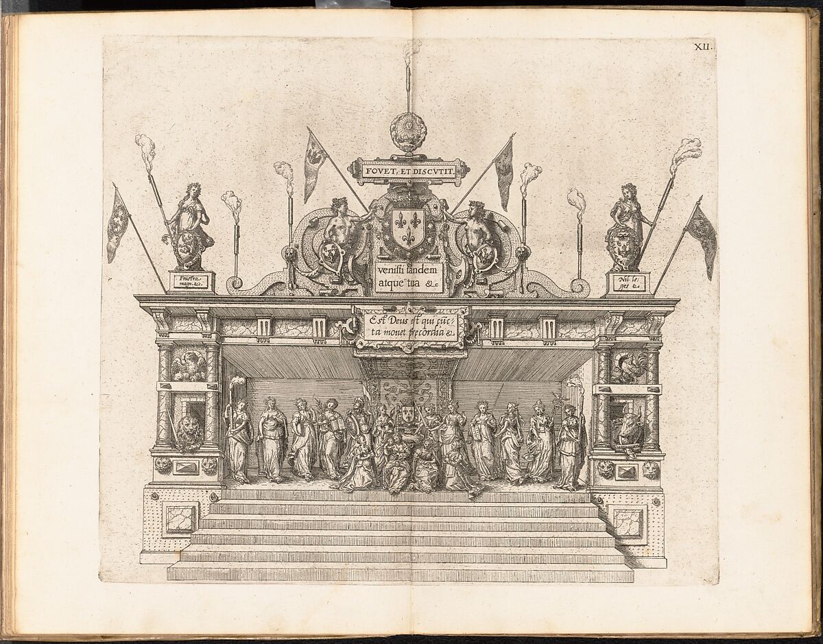 La Joyeuse & magnifique Entrée de Monseigneur François, Fils de France, et Frere Unique du Roy,..., Duc de Brabant, ... en sa tres-renommé ville d' Anvers, Attributed to Abraham de Bruyn (Flemish, Antwerp 1540–1587 Cologne (?)), Engravings and etchings