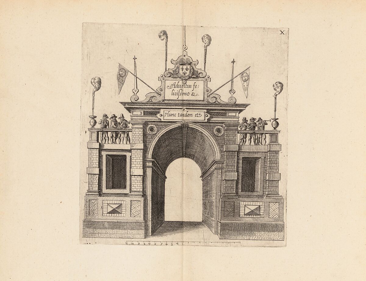 La Joyeuse & magnifique Entrée de Monseigneur François, Fils de France, et Frere Unique du Roy,..., Duc de Brabant, ... en sa tres-renommé ville d' Anvers, Attributed to Abraham de Bruyn (Flemish, Antwerp 1540–1587 Cologne (?)), Engravings and etchings