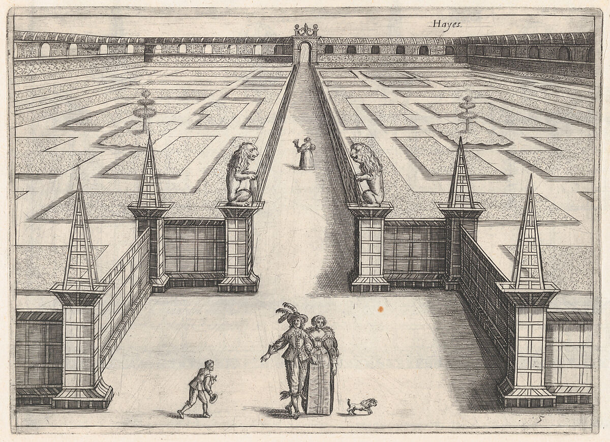 [Vraye Representations Des Portals, Palissades et Pavillions...], Isaac Leschevin (French, active Germany and the Netherlands, ca. 1630–50), Etching