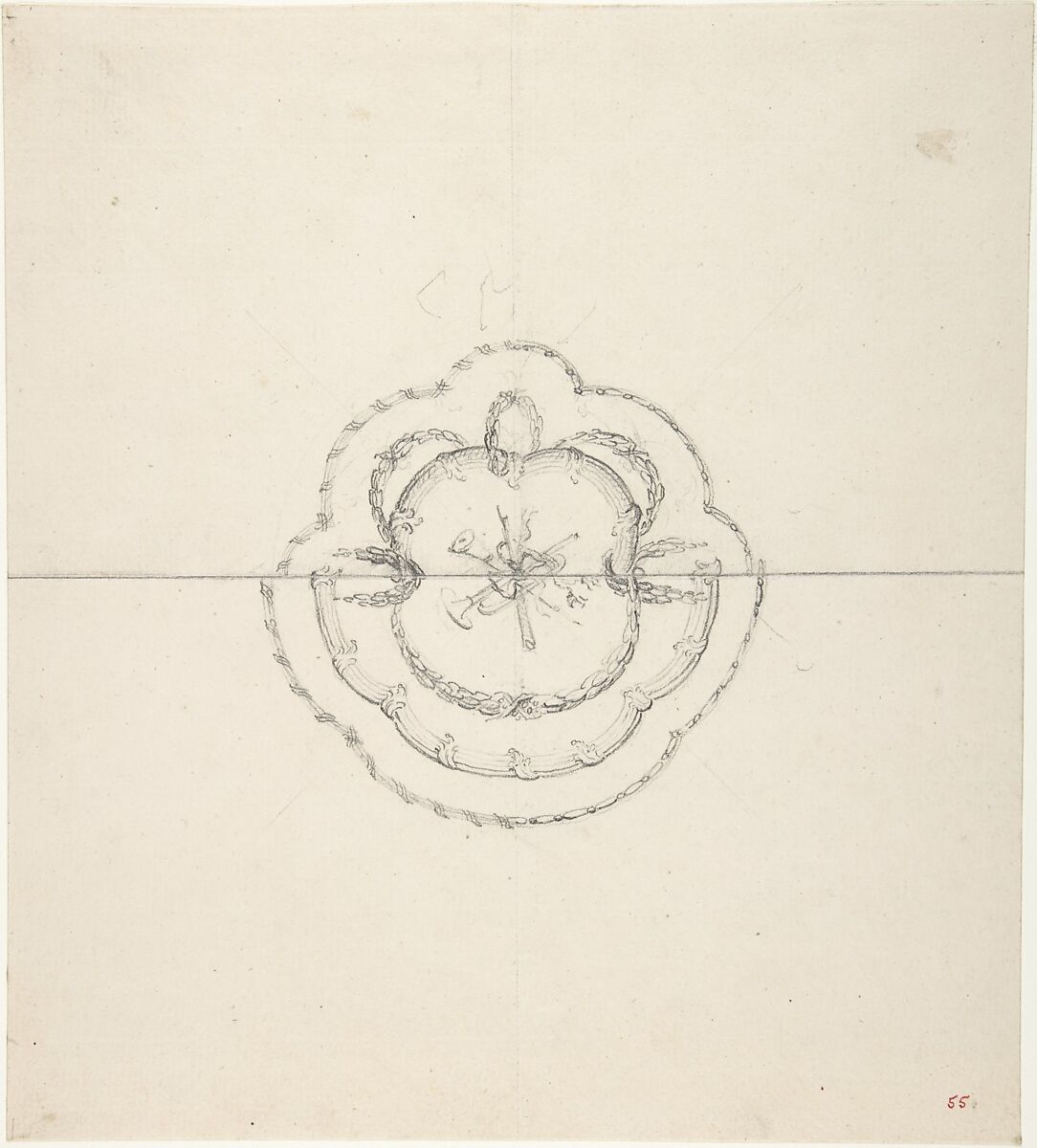 Anonymous French 18th Century Design For A Plate The Metropolitan Museum Of Art