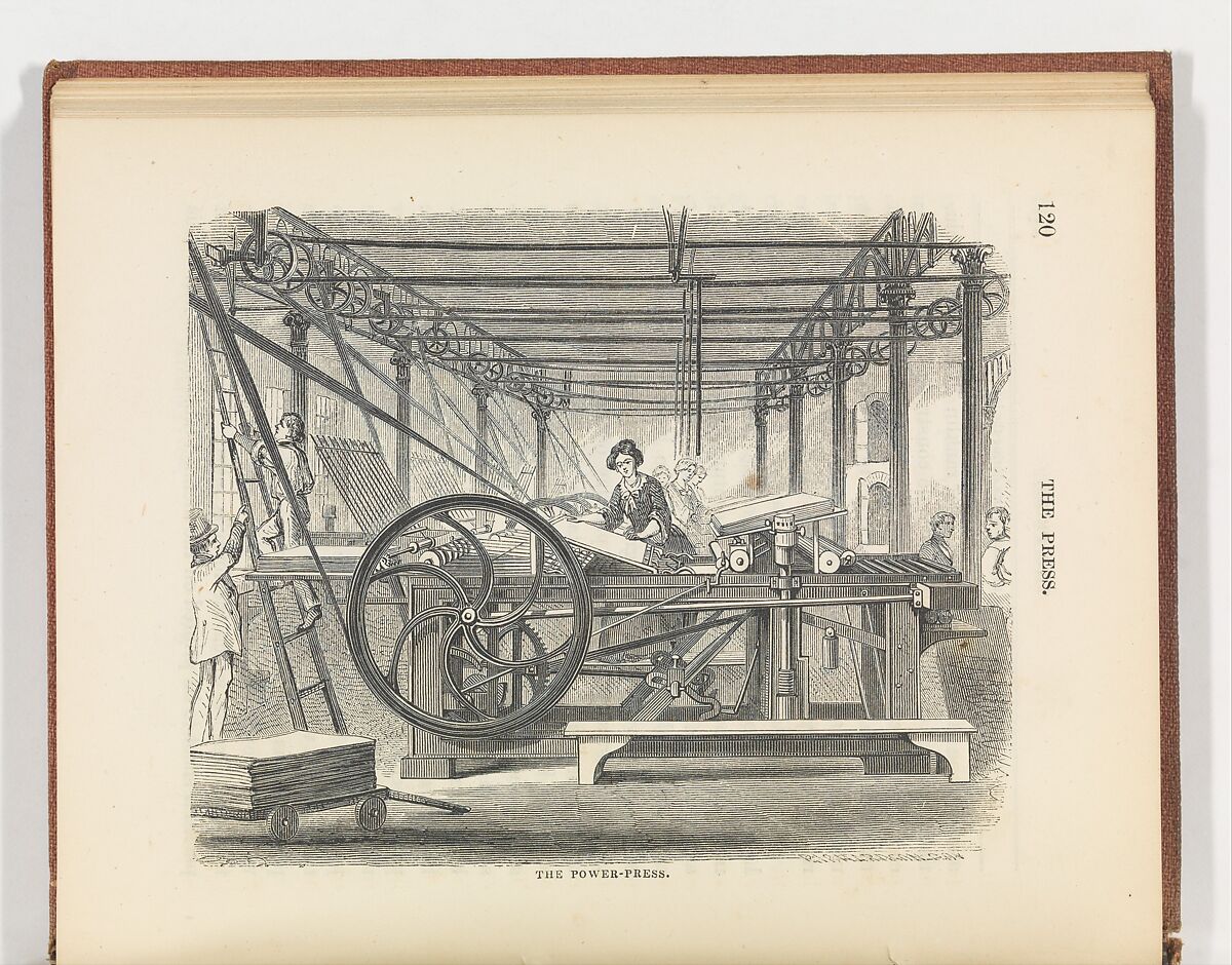 The Harper Establishment, or How the Story Books are Made. Harper's Story Books, Jacob Abbott (American, Maine 1803–1879), Illustrations: commercial reproductive process