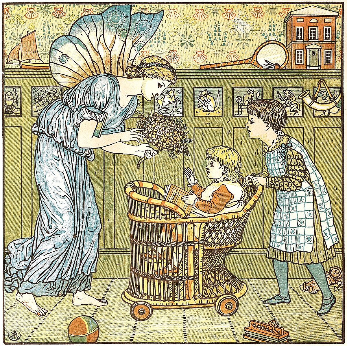 Walter Crane's Painting Book, Written and illustrated by Walter Crane (British, Liverpool 1845–1915 Horsham), Illustrations: color wood engraving