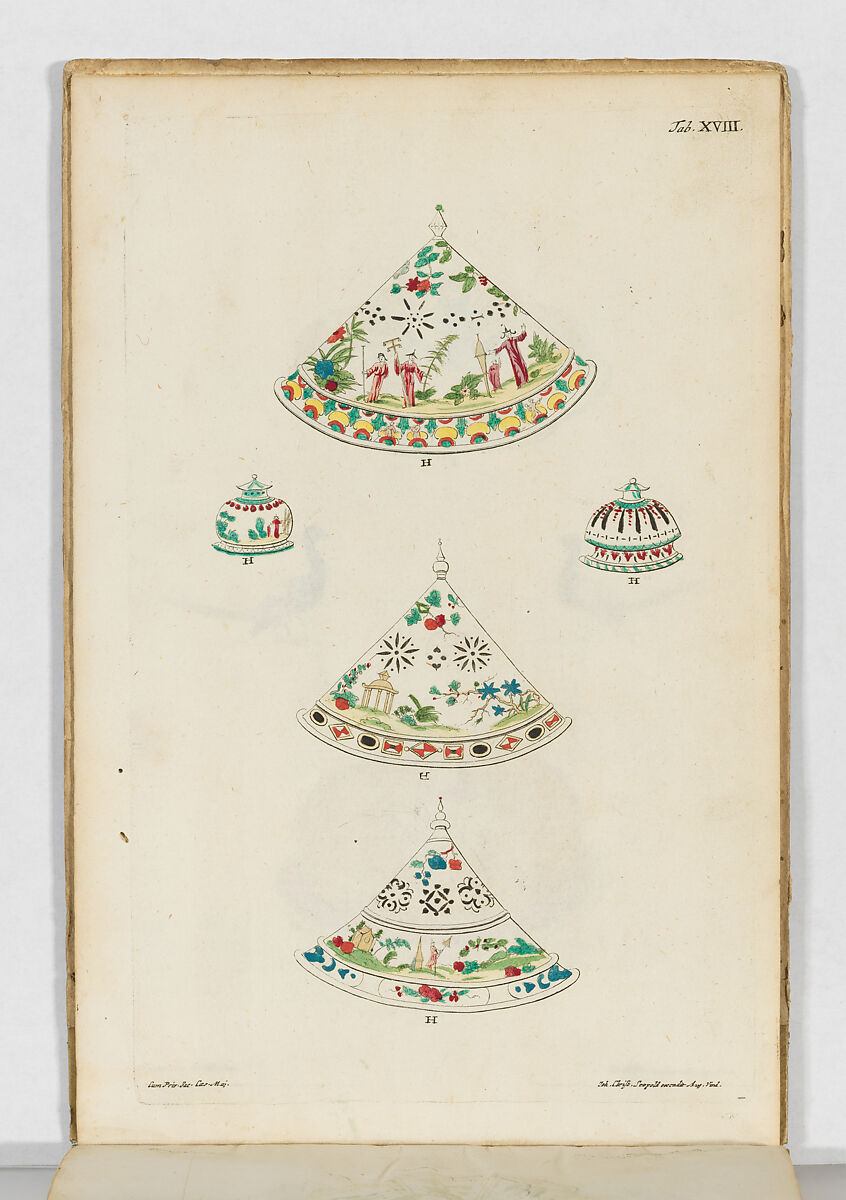 Accurate Representation . . .Des Herrlichen Festins Welches. . .Francisca Sibylla Augusta, Marggräffin zu Baaden und Hochberg. . .In. . .Schloss Ettlingen Anno 1729. . .gegeben, Published by Johann Christian Leopold, Engraving, hand-colored in water color