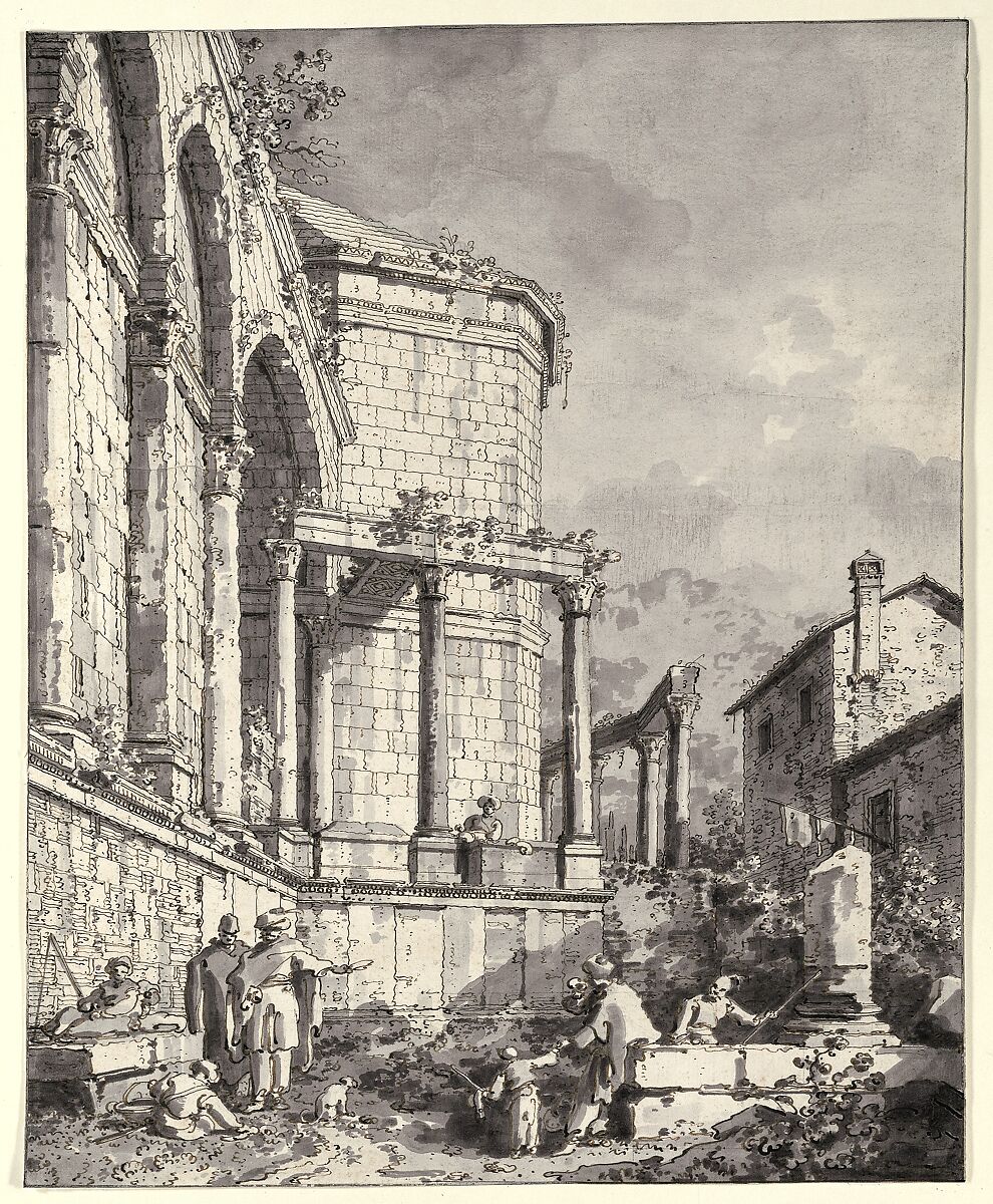 Ruins of the Palace of the Emperor Diocletian at Spalatro in Dalamatia, Robert Adam (British, Kirkcaldy, Scotland 1728–1792 London), Illustrations: etching and engraving