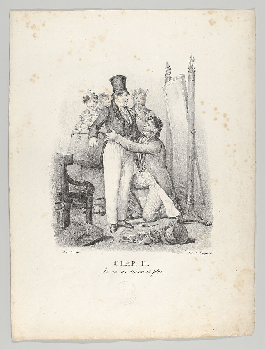 Un an de la vie d'un jeune homme: Histoire véritable en 17 Chapitres, Ecrits par lui-même et Lithographiés par Victor Adam (A Year in the Life of a Young Man: A True Story in 17 Chapters, Written by Himself and Lithographed by Victor Adam), Victor Adam (French, 1801–1866), Lithographs