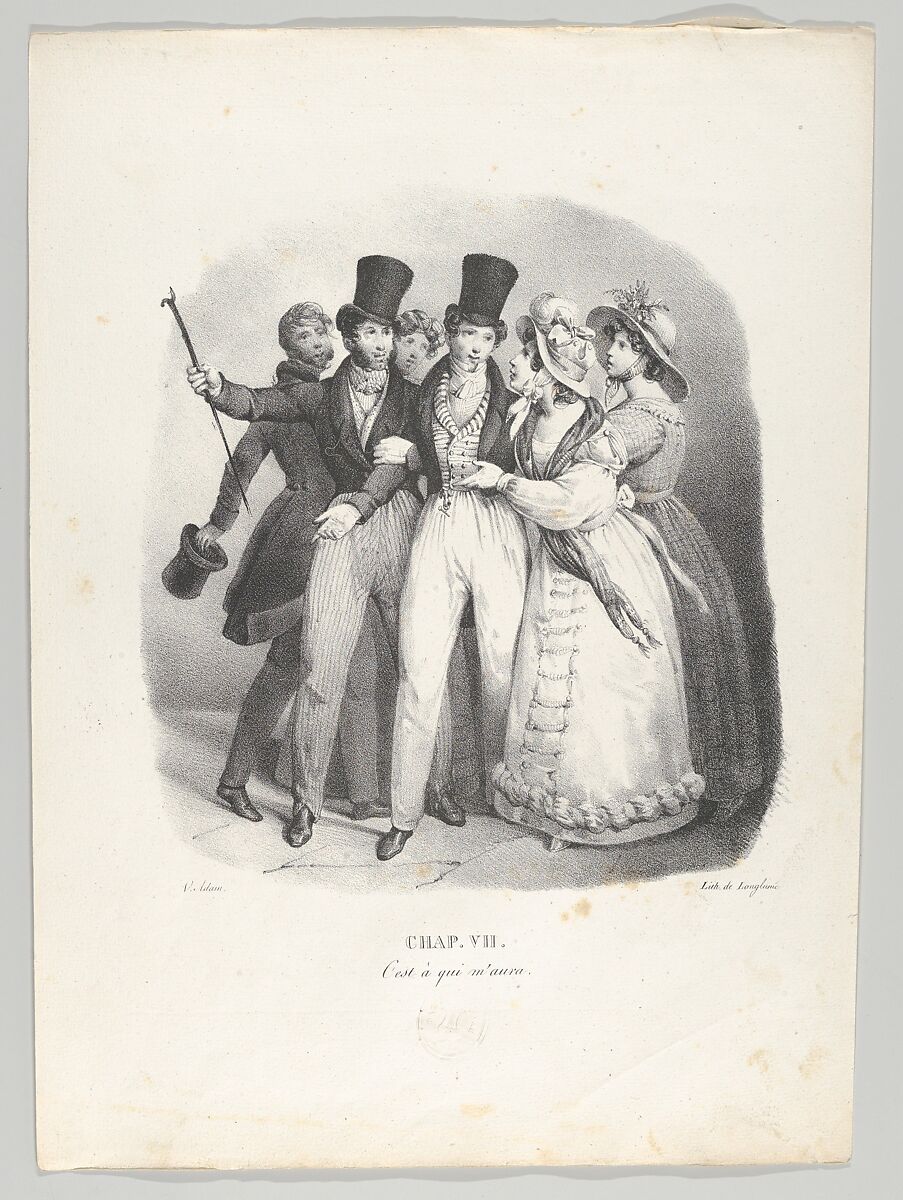 Un an de la vie d'un jeune homme: Histoire véritable en 17 Chapitres, Ecrits par lui-même et Lithographiés par Victor Adam (A Year in the Life of a Young Man: A True Story in 17 Chapters, Written by Himself and Lithographed by Victor Adam), Victor Adam (French, 1801–1866), Lithographs