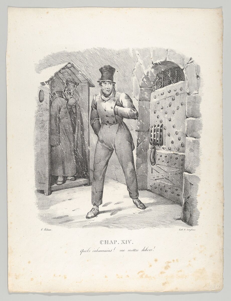 Un an de la vie d'un jeune homme: Histoire véritable en 17 Chapitres, Ecrits par lui-même et Lithographiés par Victor Adam (A Year in the Life of a Young Man: A True Story in 17 Chapters, Written by Himself and Lithographed by Victor Adam), Victor Adam (French, 1801–1866), Lithographs
