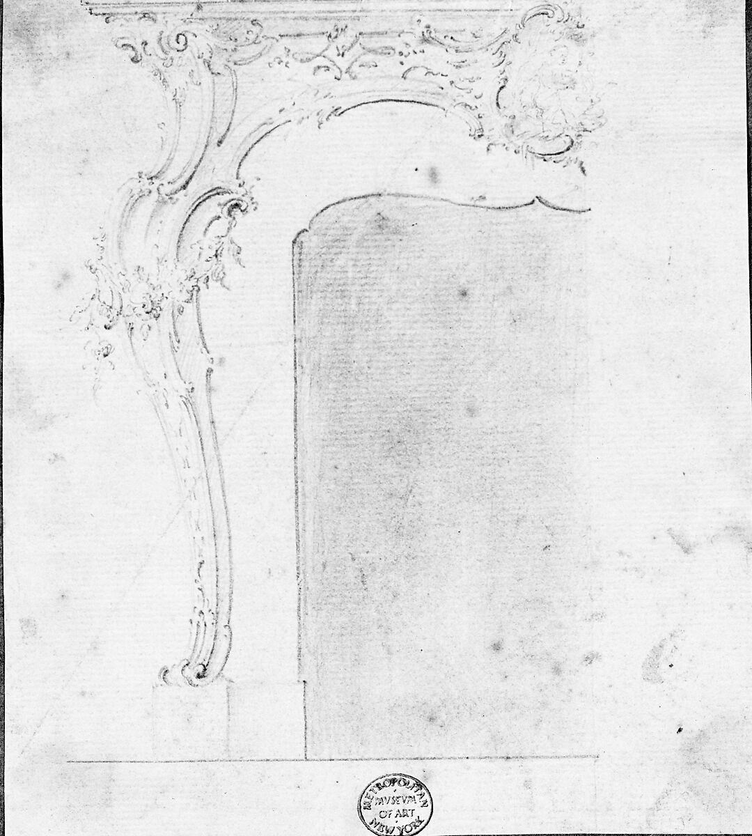 Chippendale Drawings, Vol. I, Thomas Chippendale (British, baptised Otley, West Yorkshire 1718–1779 London), Pen and black ink, brush and gray wash