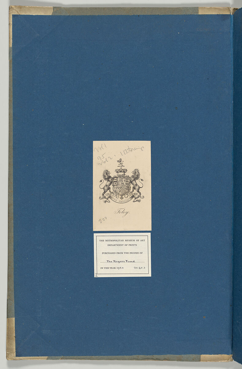 Chippendale Drawings, Vol. I, Thomas Chippendale (British, baptised Otley, West Yorkshire 1718–1779 London), Pen and black ink, brush and gray wash