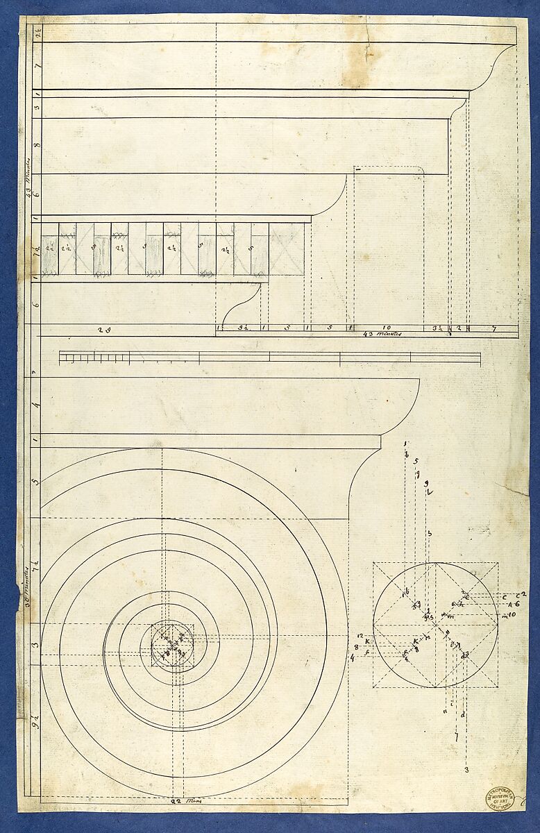 Chippendale Drawings, Vol. I, Thomas Chippendale (British, baptised Otley, West Yorkshire 1718–1779 London), Pen and black ink, brush and gray wash