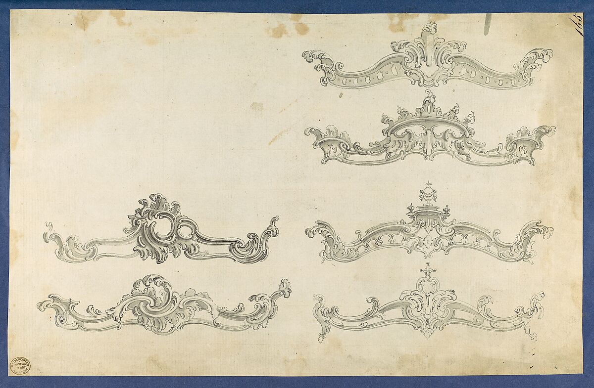 Chippendale Drawings, Vol. I, Thomas Chippendale (British, baptised Otley, West Yorkshire 1718–1779 London), Pen and black ink, brush and gray wash