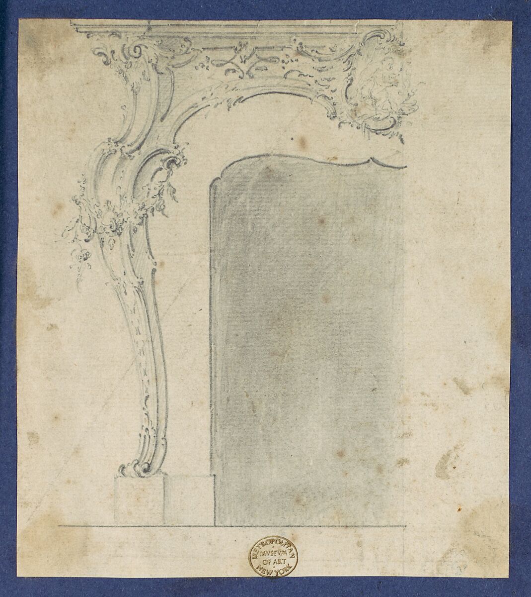 Chippendale Drawings, Vol. I, Thomas Chippendale (British, baptised Otley, West Yorkshire 1718–1779 London), Pen and black ink, brush and gray wash