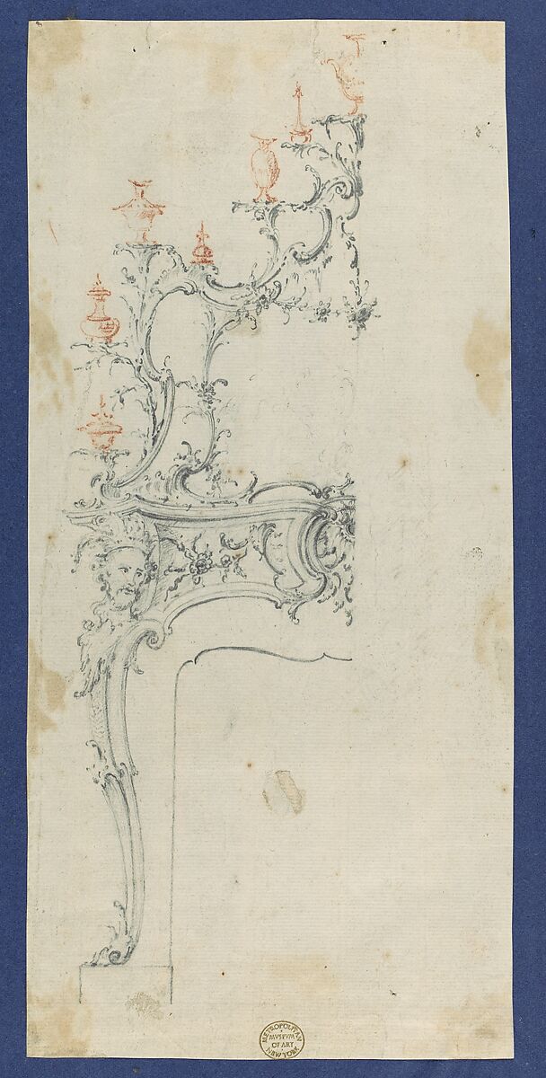 Chippendale Drawings, Vol. I, Thomas Chippendale (British, baptised Otley, West Yorkshire 1718–1779 London), Pen and black ink, brush and gray wash