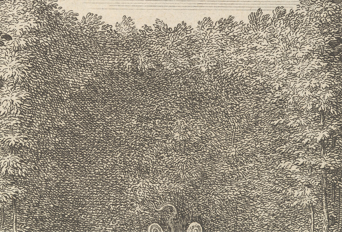 Labyrinte de Versailles, Written by Isaac de Benserade, Etching