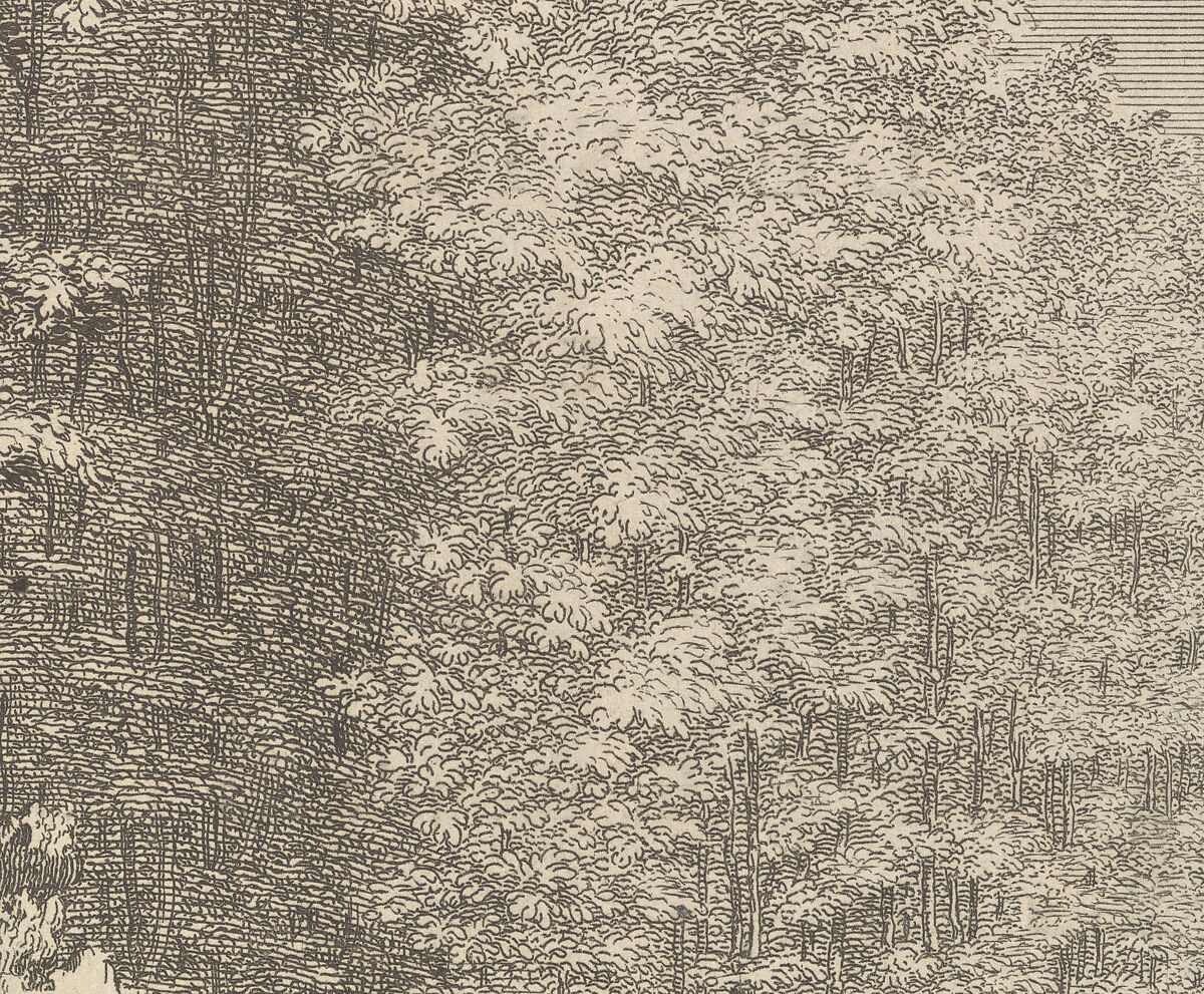 Labyrinte de Versailles, Written by Isaac de Benserade, Etching