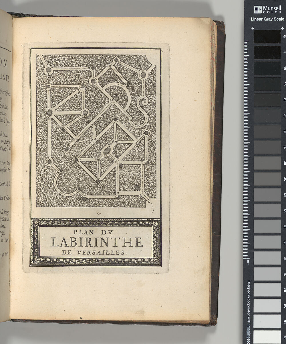 Labyrinte de Versailles, Written by Isaac de Benserade, Etching