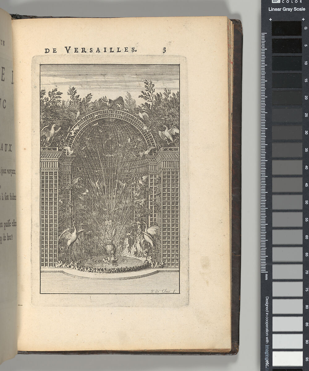 Labyrinte de Versailles, Written by Isaac de Benserade, Etching