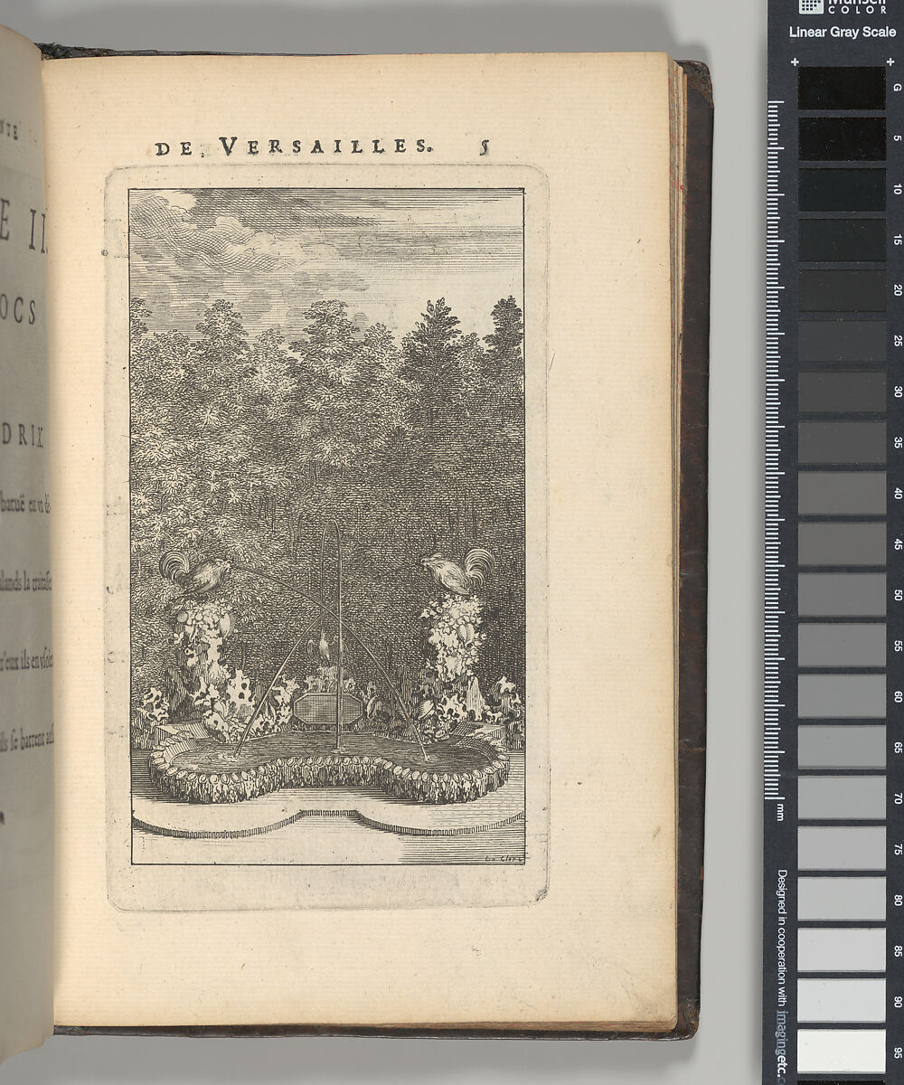 Labyrinte de Versailles, Written by Isaac de Benserade, Etching