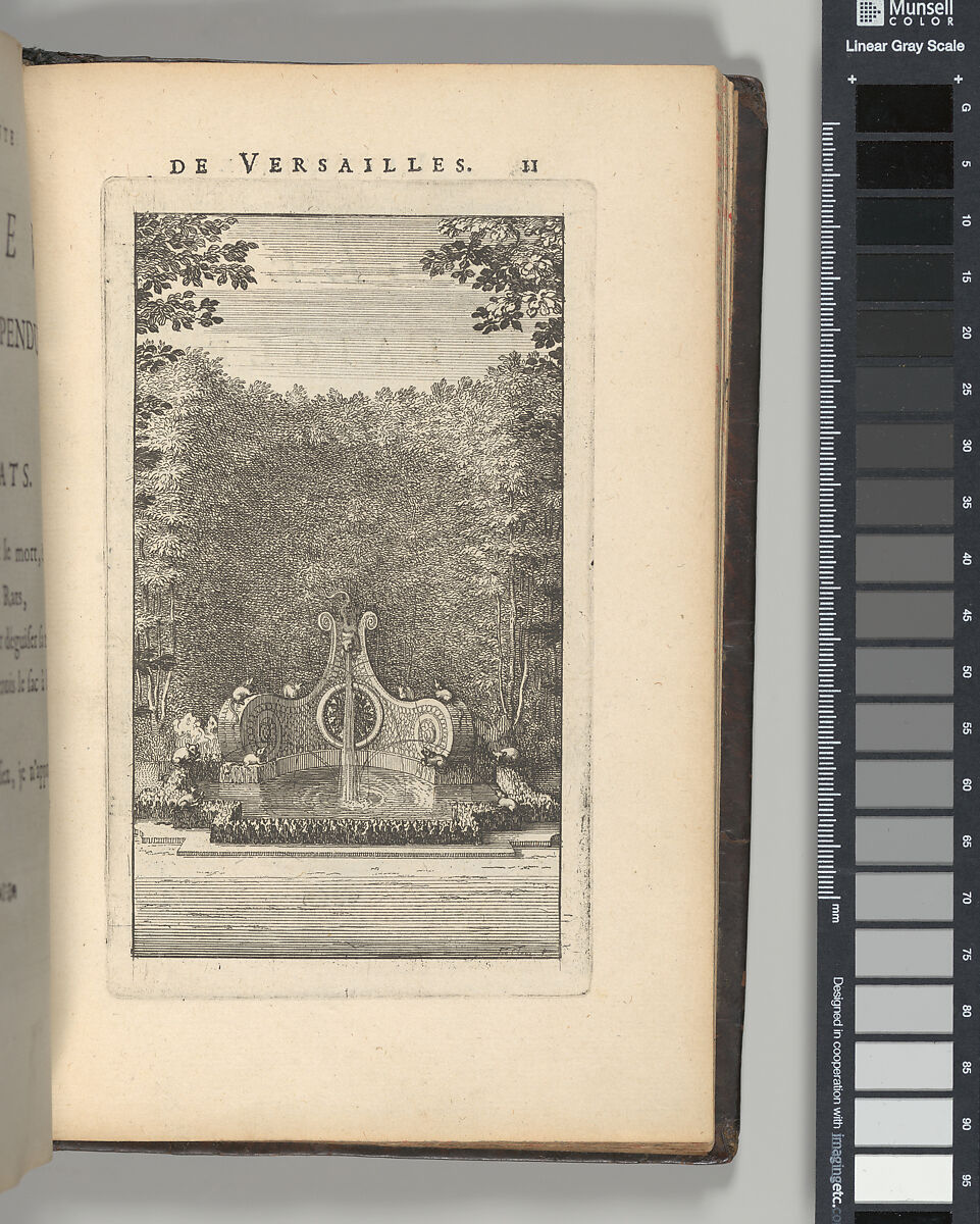 Labyrinte de Versailles, Written by Isaac de Benserade, Etching