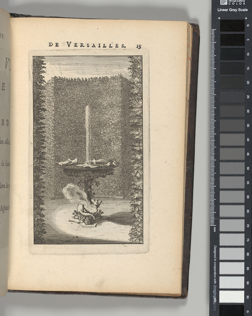 Labyrinte de Versailles, Written by Isaac de Benserade, Etching