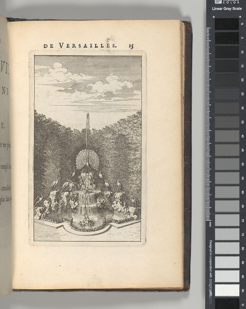 Labyrinte de Versailles, Written by Isaac de Benserade, Etching