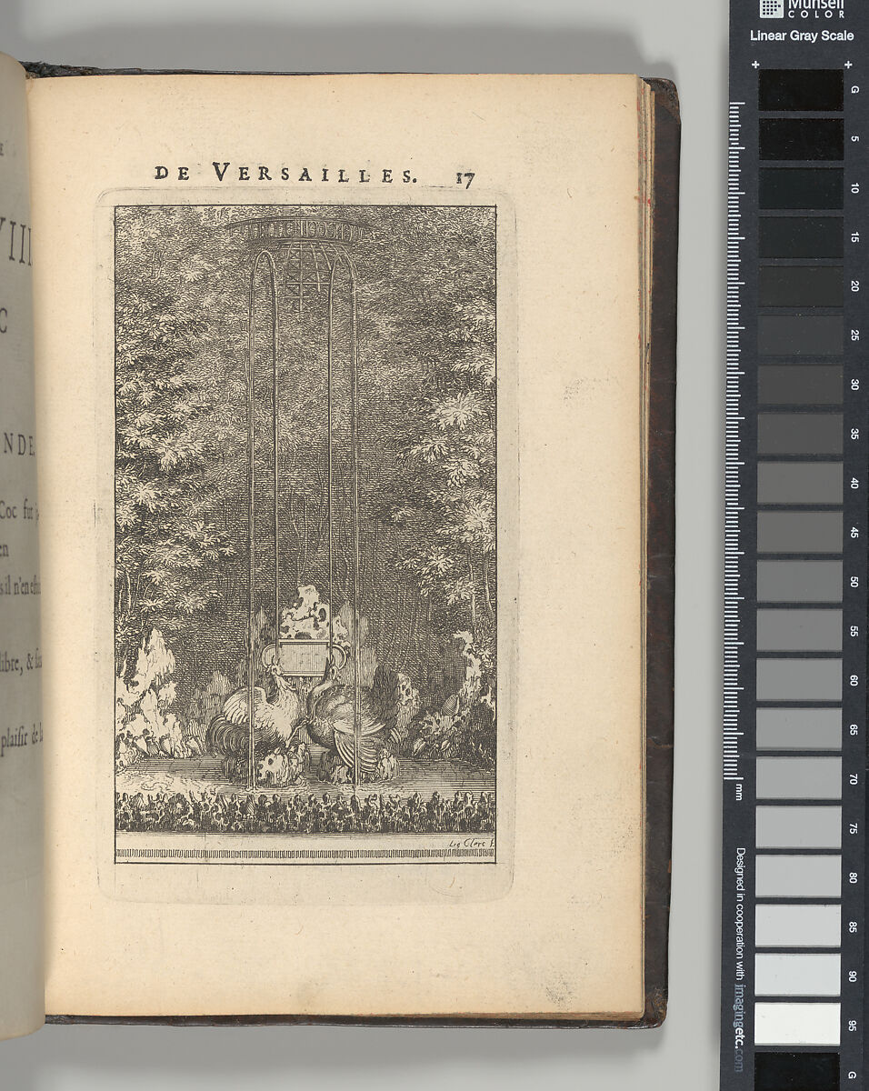 Labyrinte de Versailles, Written by Isaac de Benserade, Etching