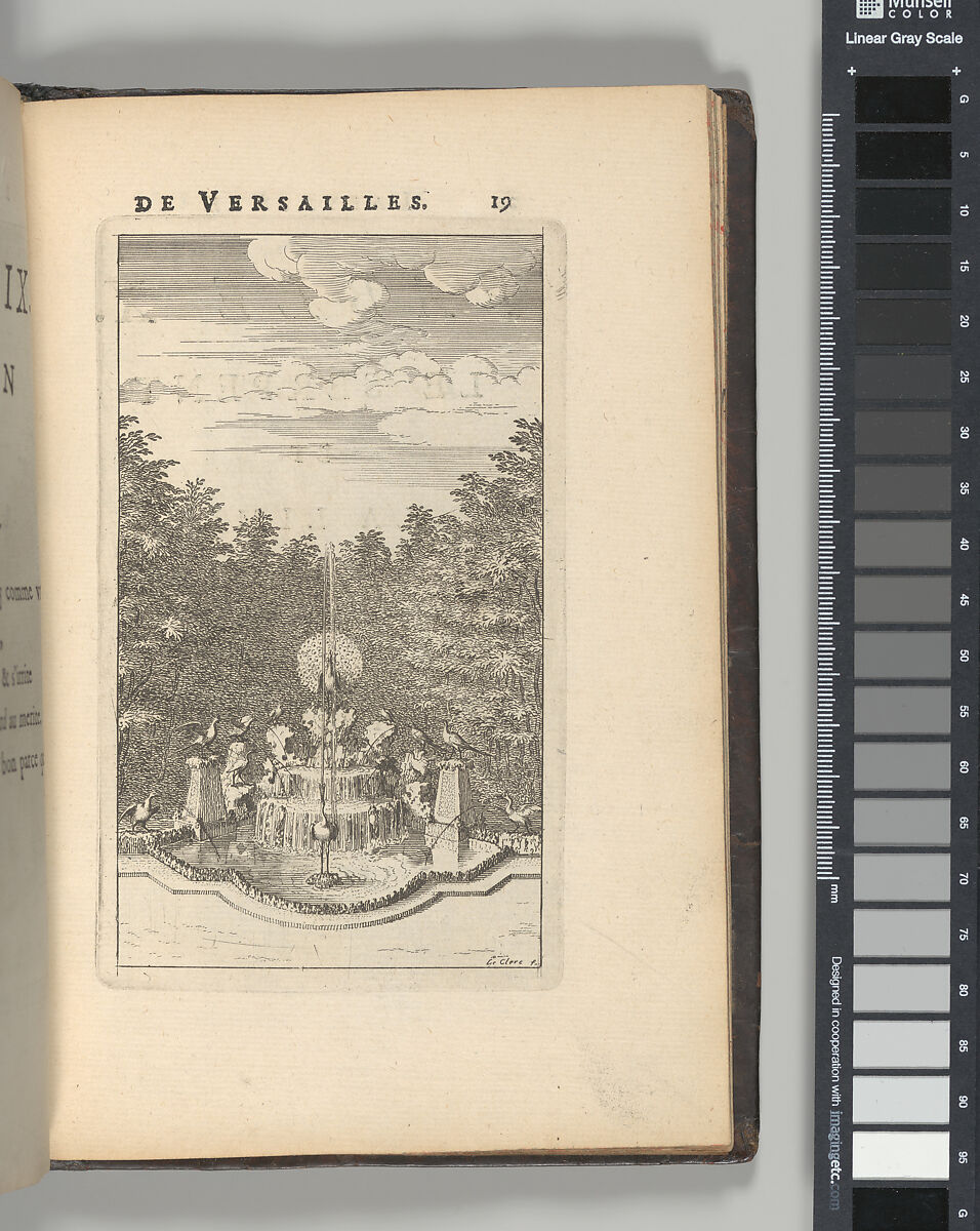 Labyrinte de Versailles, Written by Isaac de Benserade, Etching