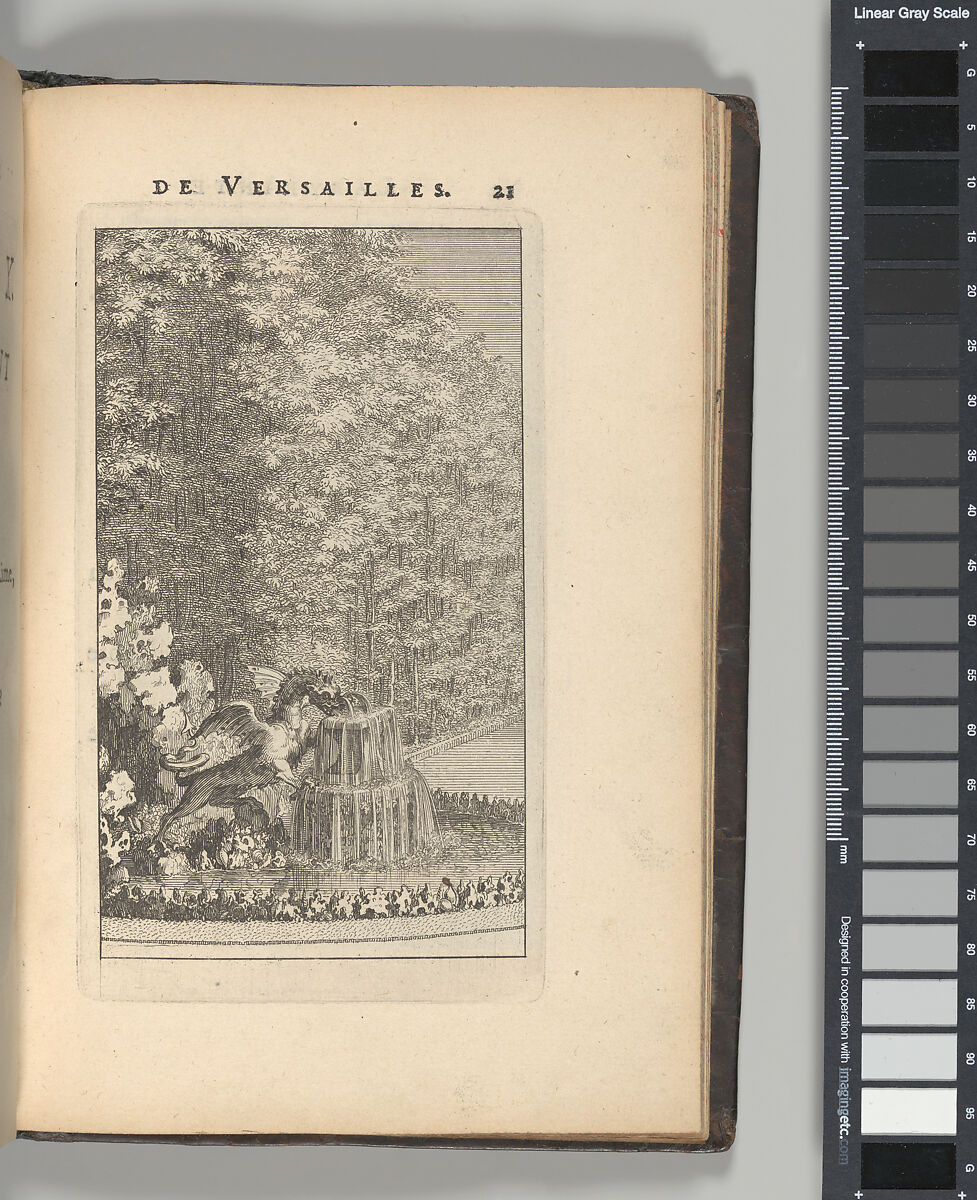 Labyrinte de Versailles, Written by Isaac de Benserade, Etching