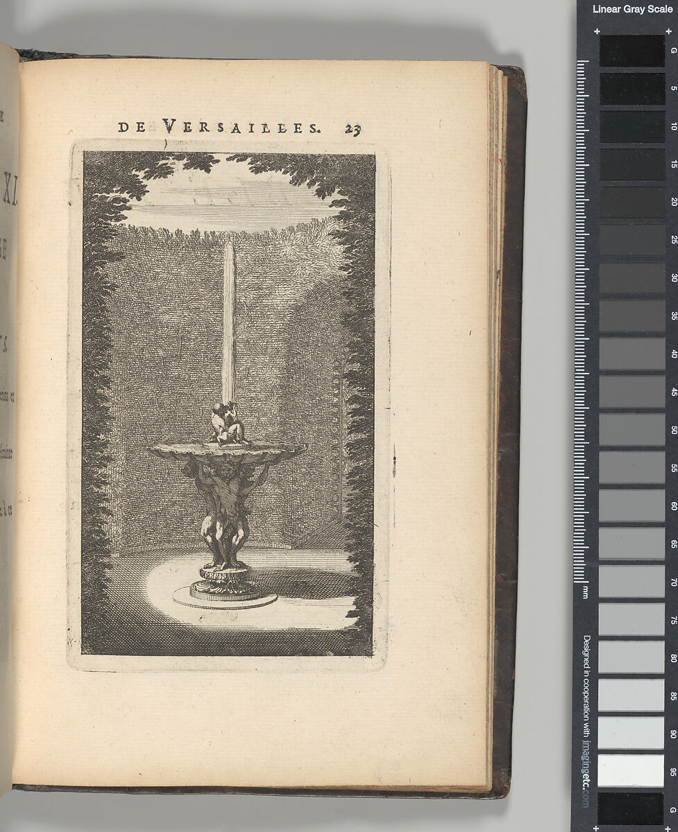 Labyrinte de Versailles, Written by Isaac de Benserade, Etching
