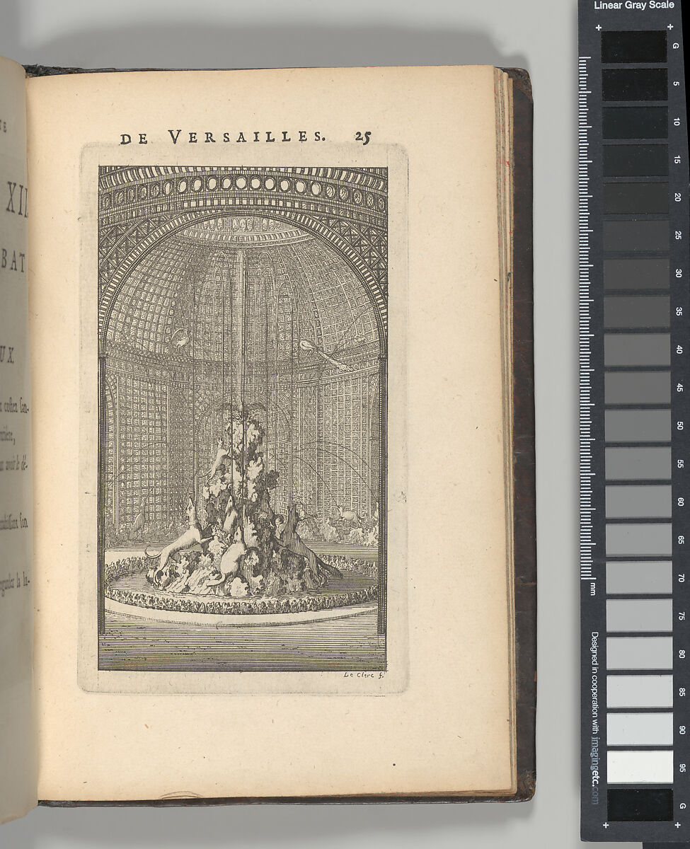 Labyrinte de Versailles, Written by Isaac de Benserade, Etching