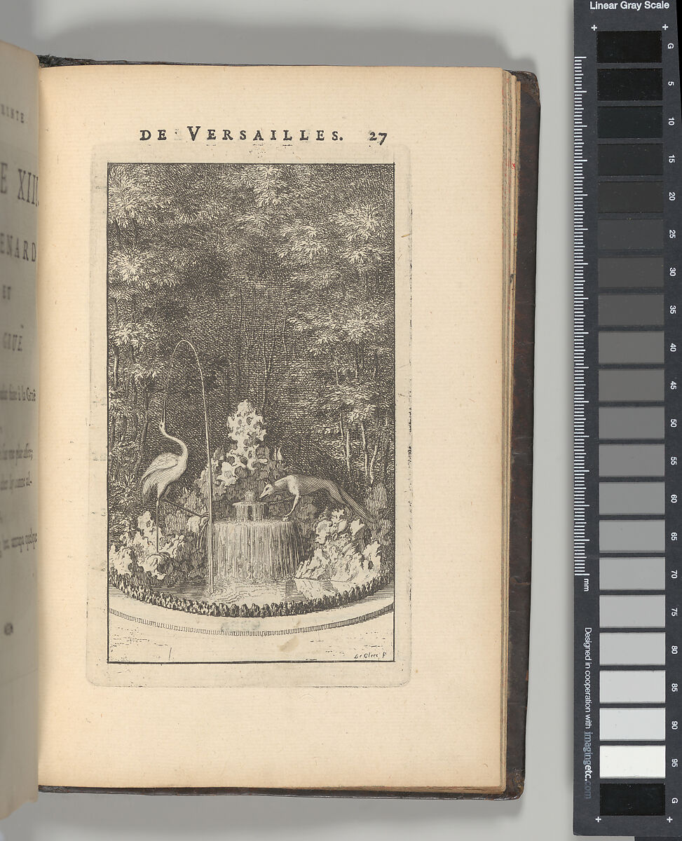 Labyrinte de Versailles, Written by Isaac de Benserade, Etching