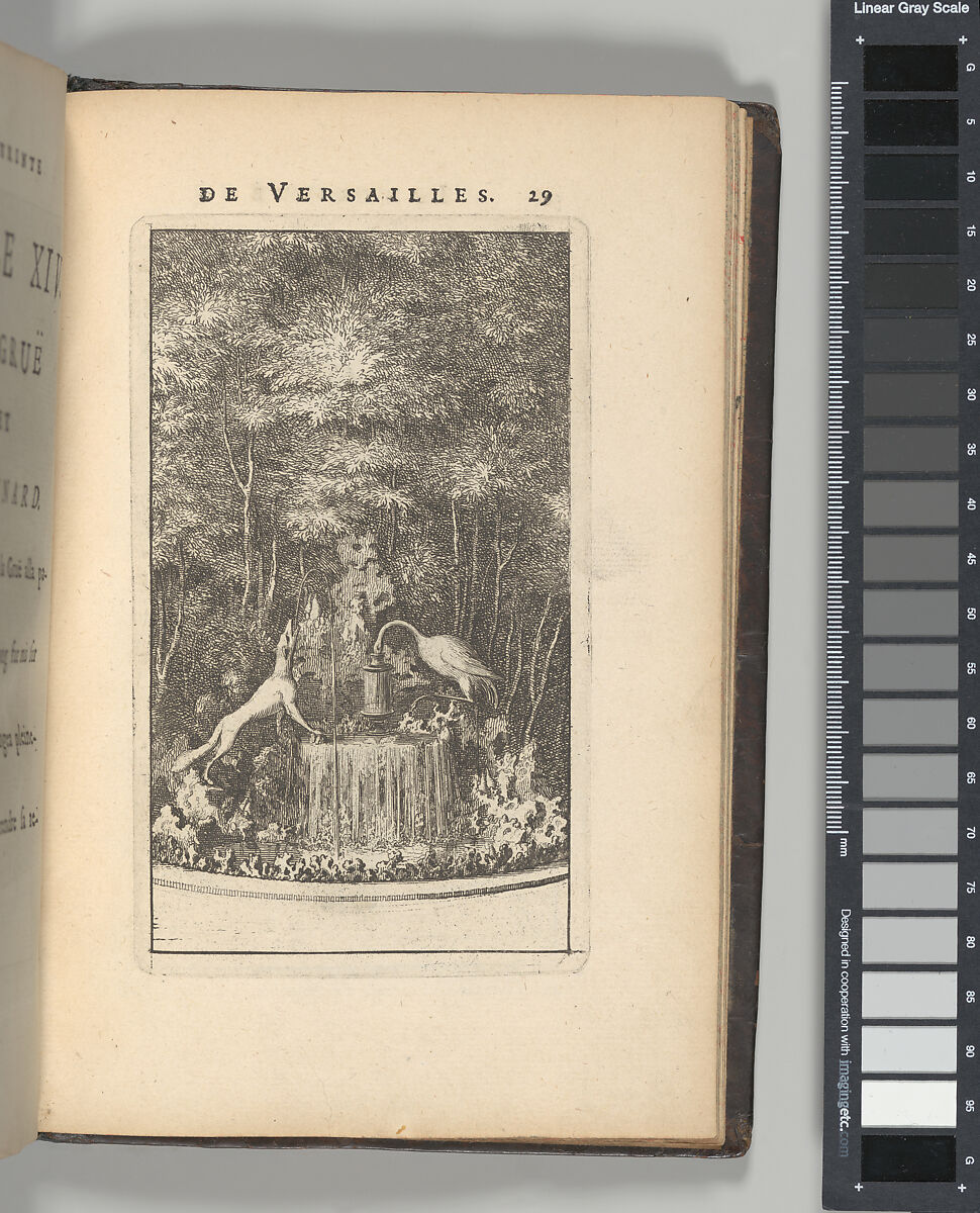 Labyrinte de Versailles, Written by Isaac de Benserade, Etching