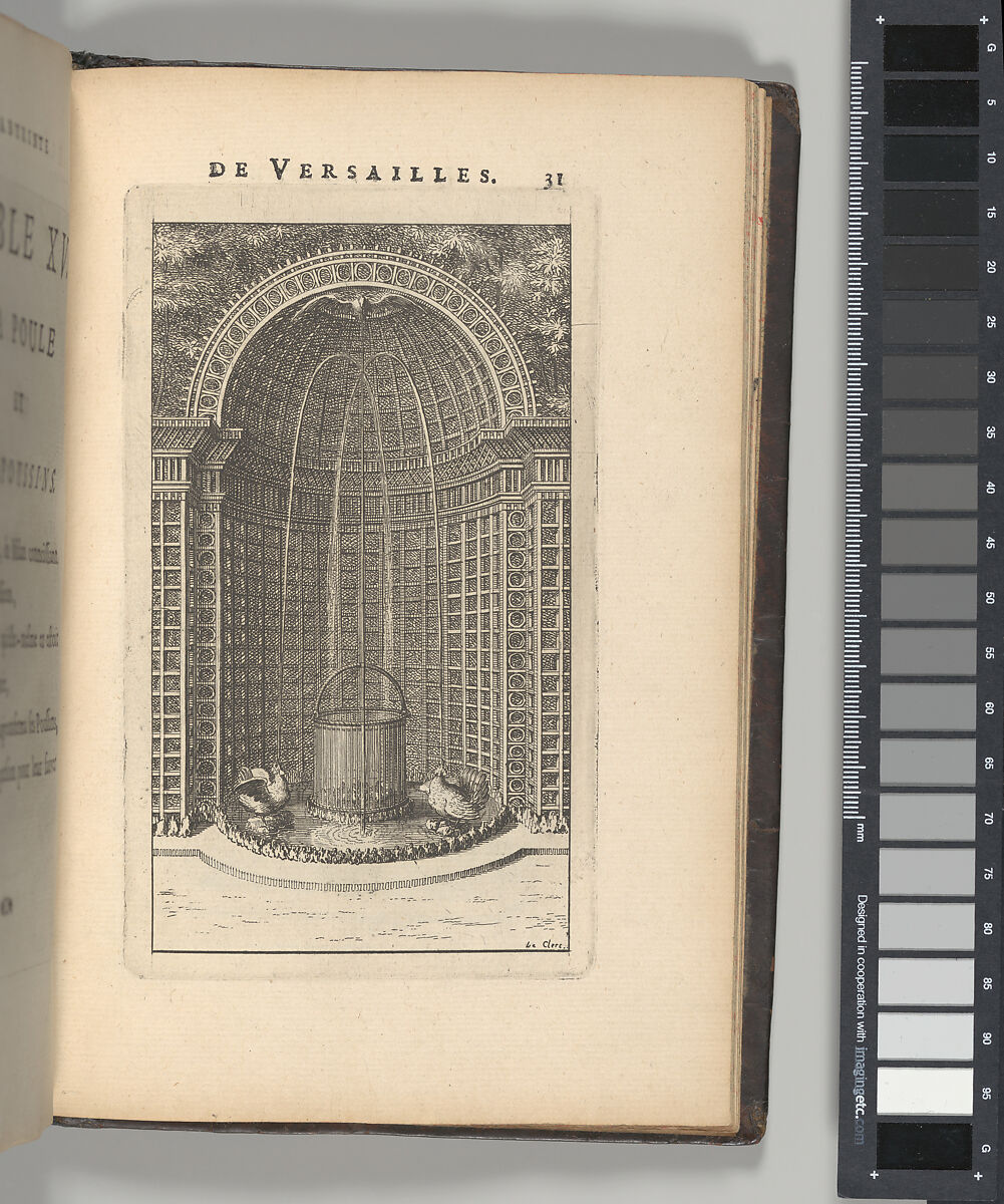 Labyrinte de Versailles, Written by Isaac de Benserade, Etching