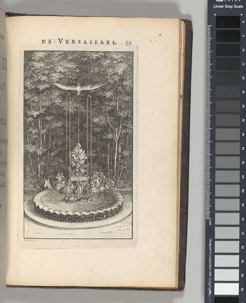 Labyrinte de Versailles, Written by Isaac de Benserade, Etching
