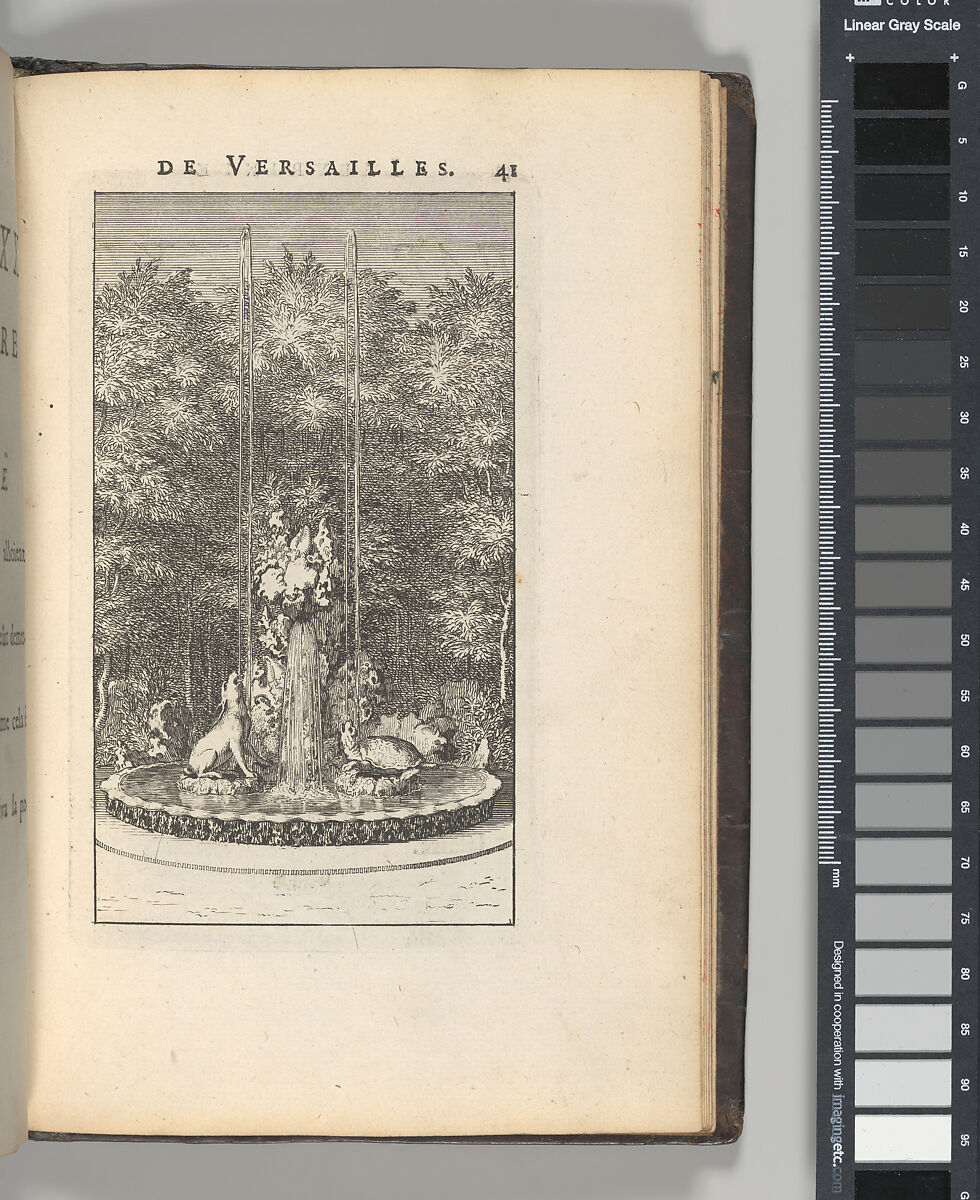 Labyrinte de Versailles, Written by Isaac de Benserade, Etching
