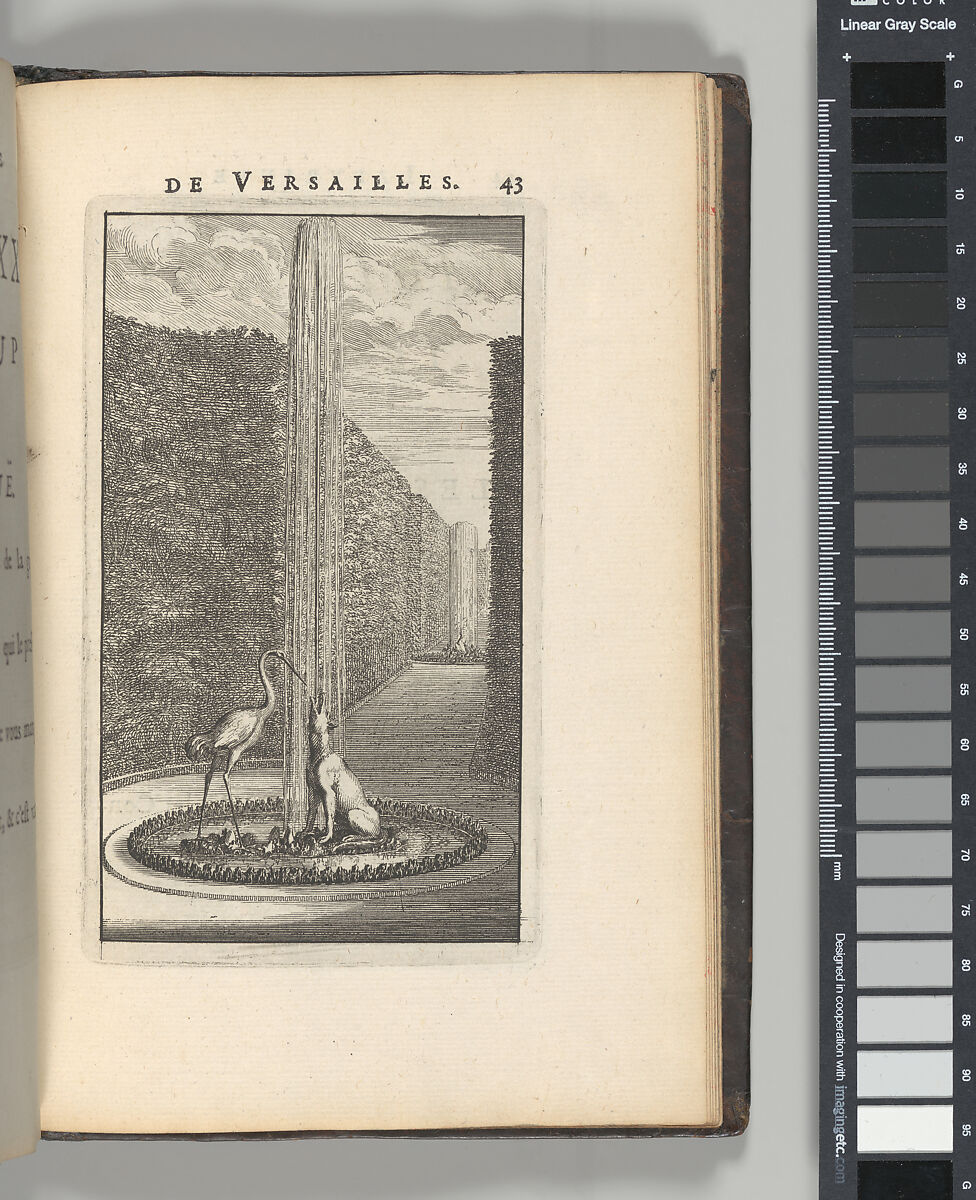 Labyrinte de Versailles, Written by Isaac de Benserade, Etching