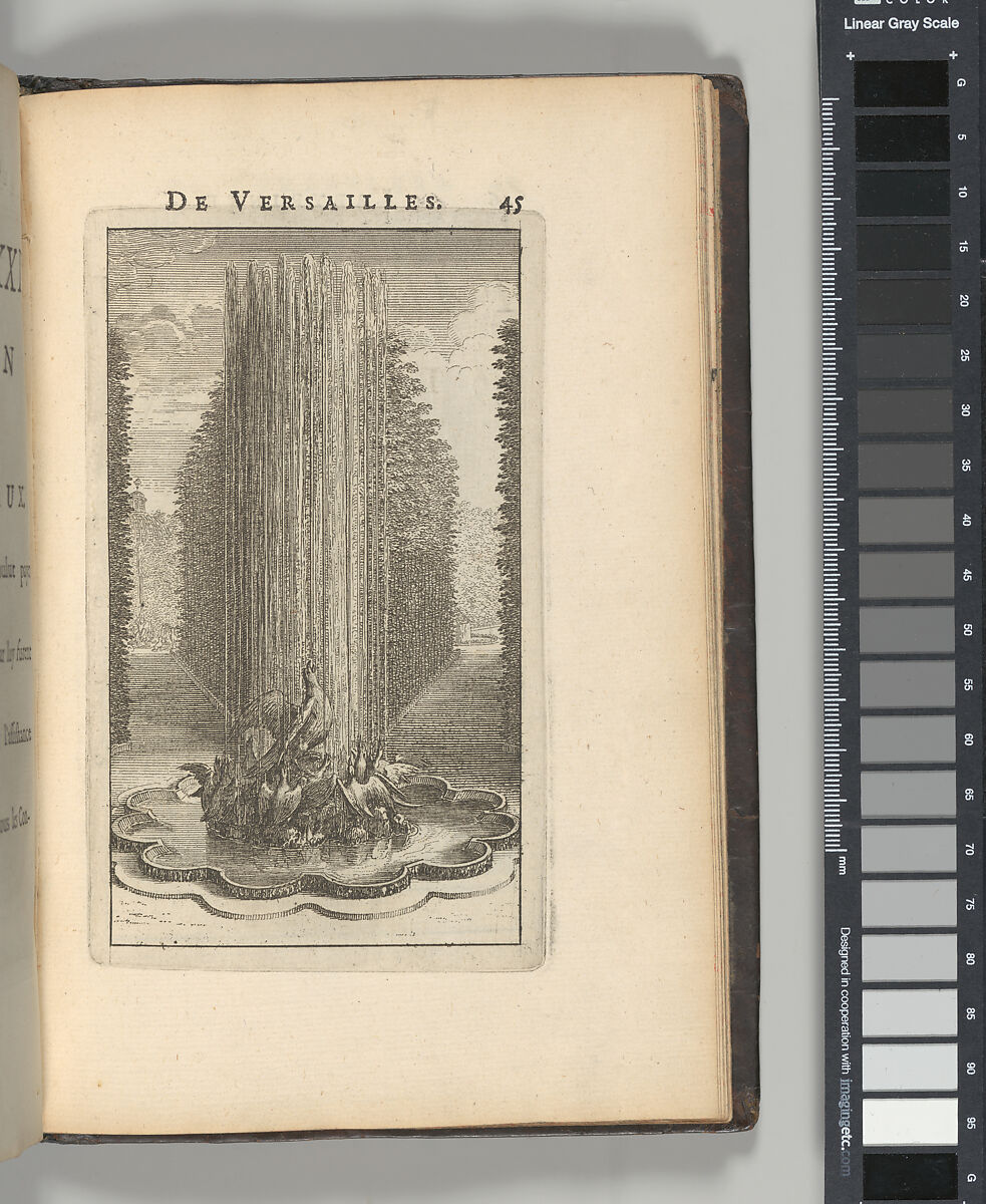Labyrinte de Versailles, Written by Isaac de Benserade, Etching