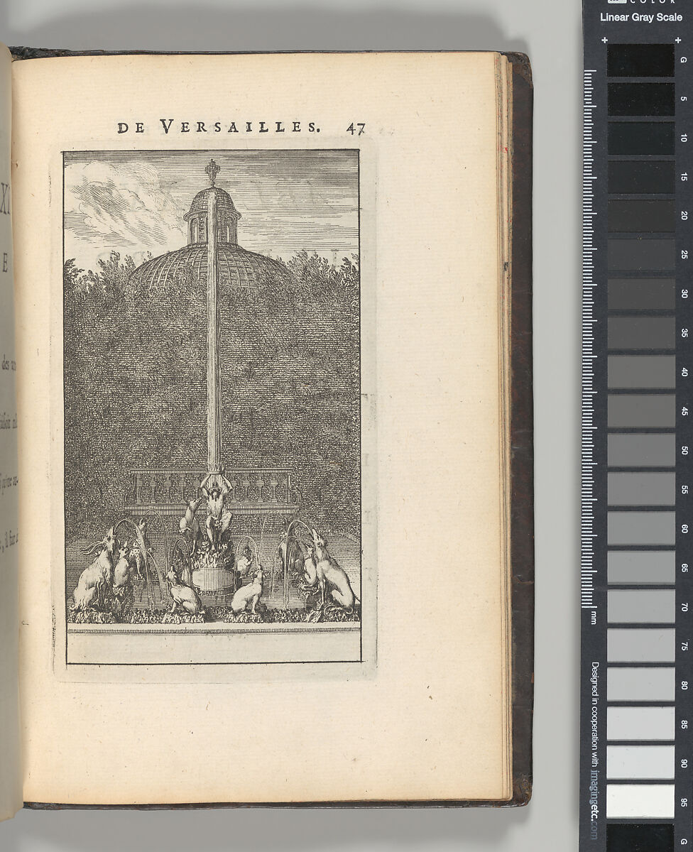 Labyrinte de Versailles, Written by Isaac de Benserade, Etching
