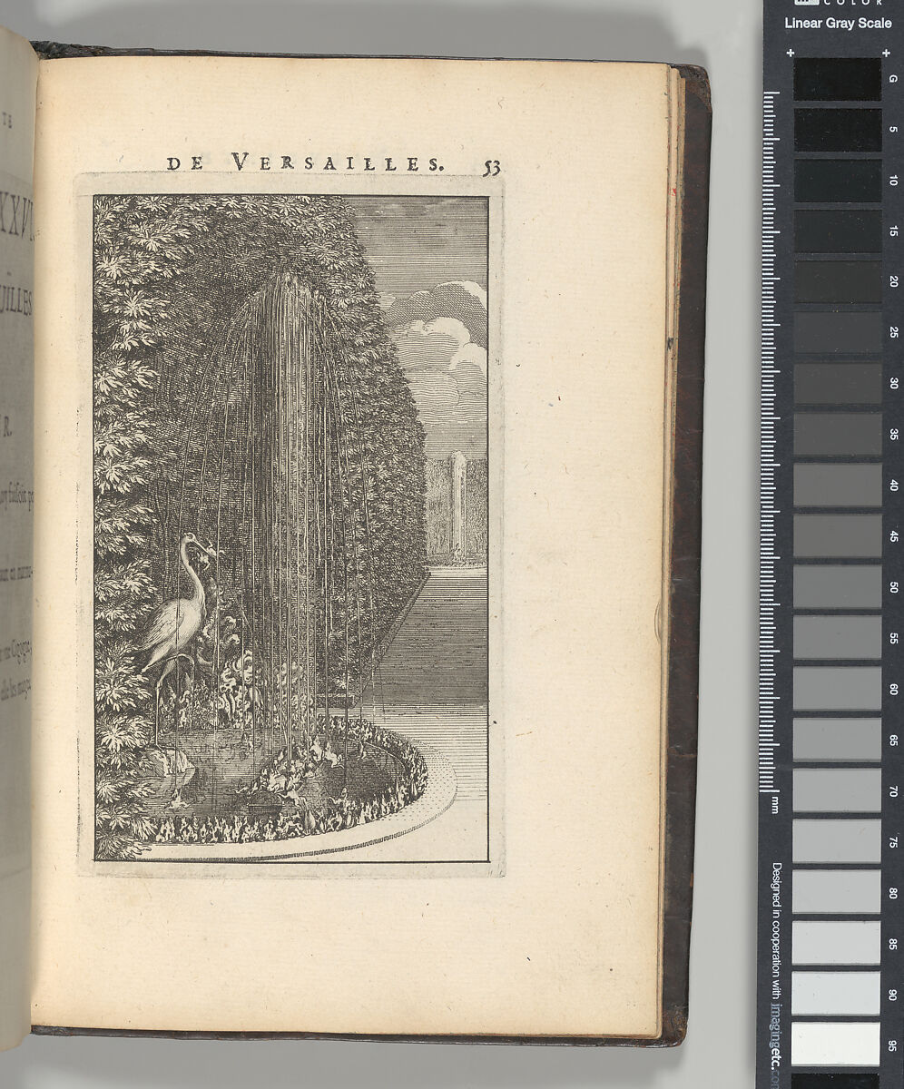 Labyrinte de Versailles, Written by Isaac de Benserade, Etching