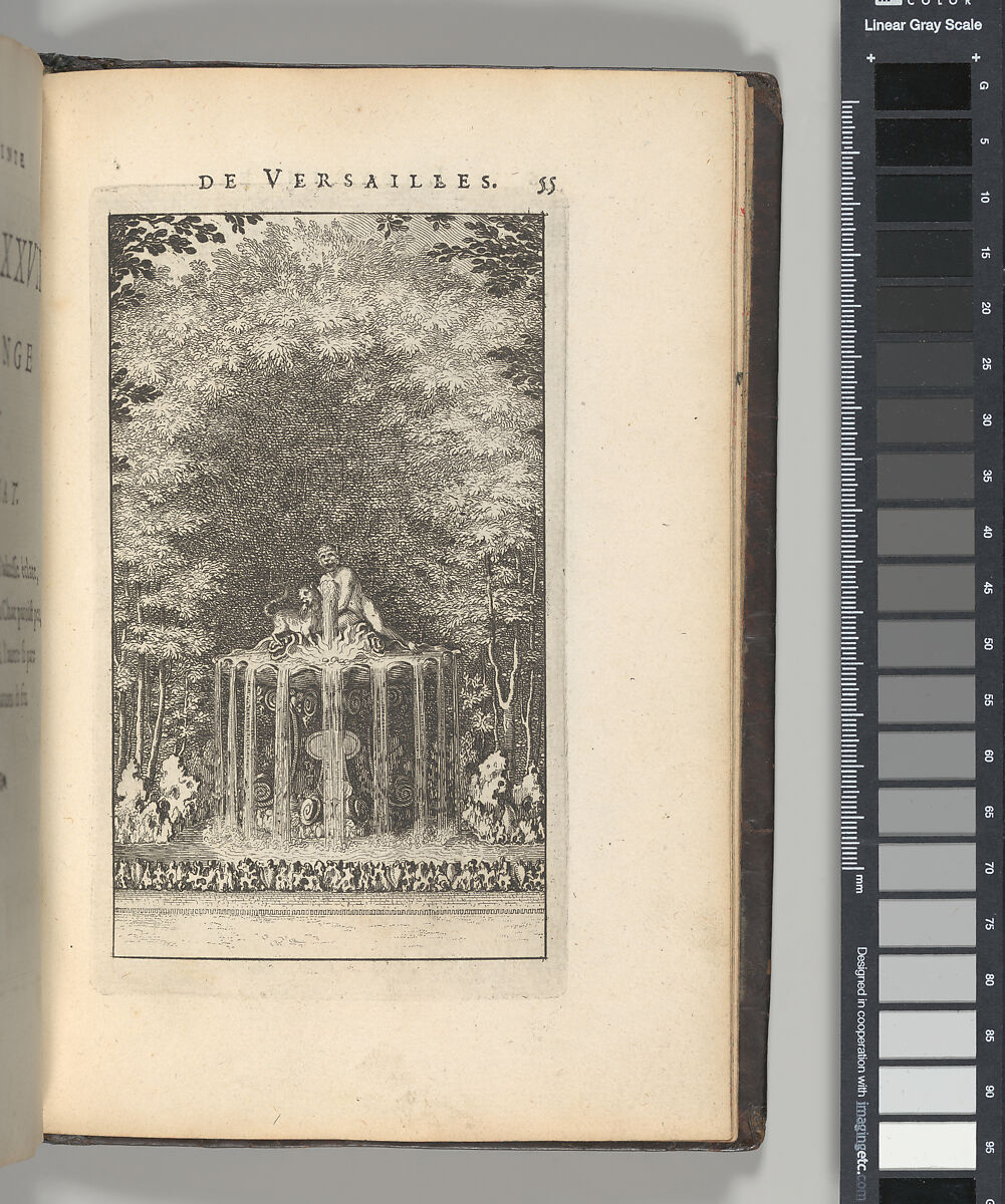 Labyrinte de Versailles, Written by Isaac de Benserade, Etching