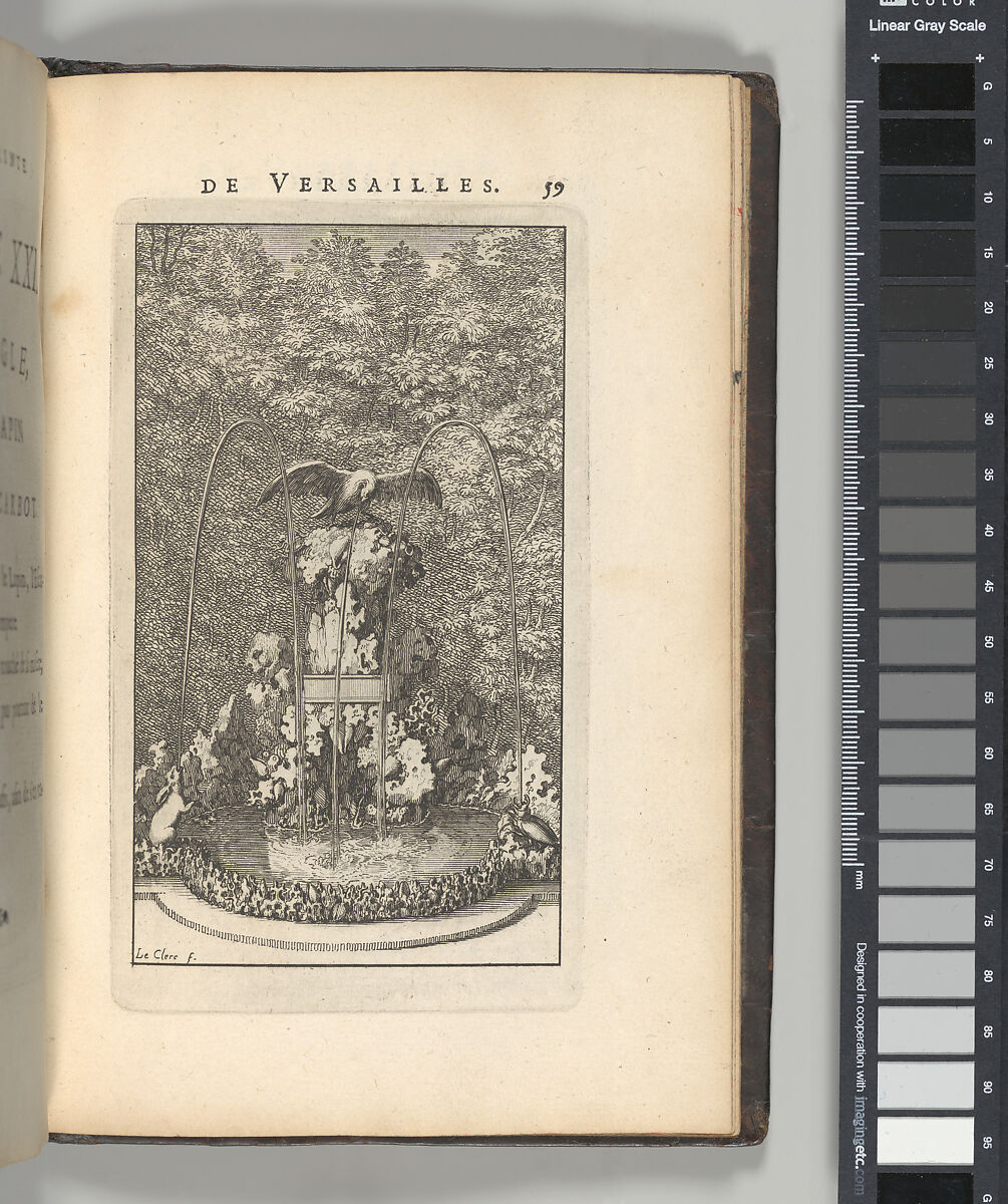 Labyrinte de Versailles, Written by Isaac de Benserade, Etching