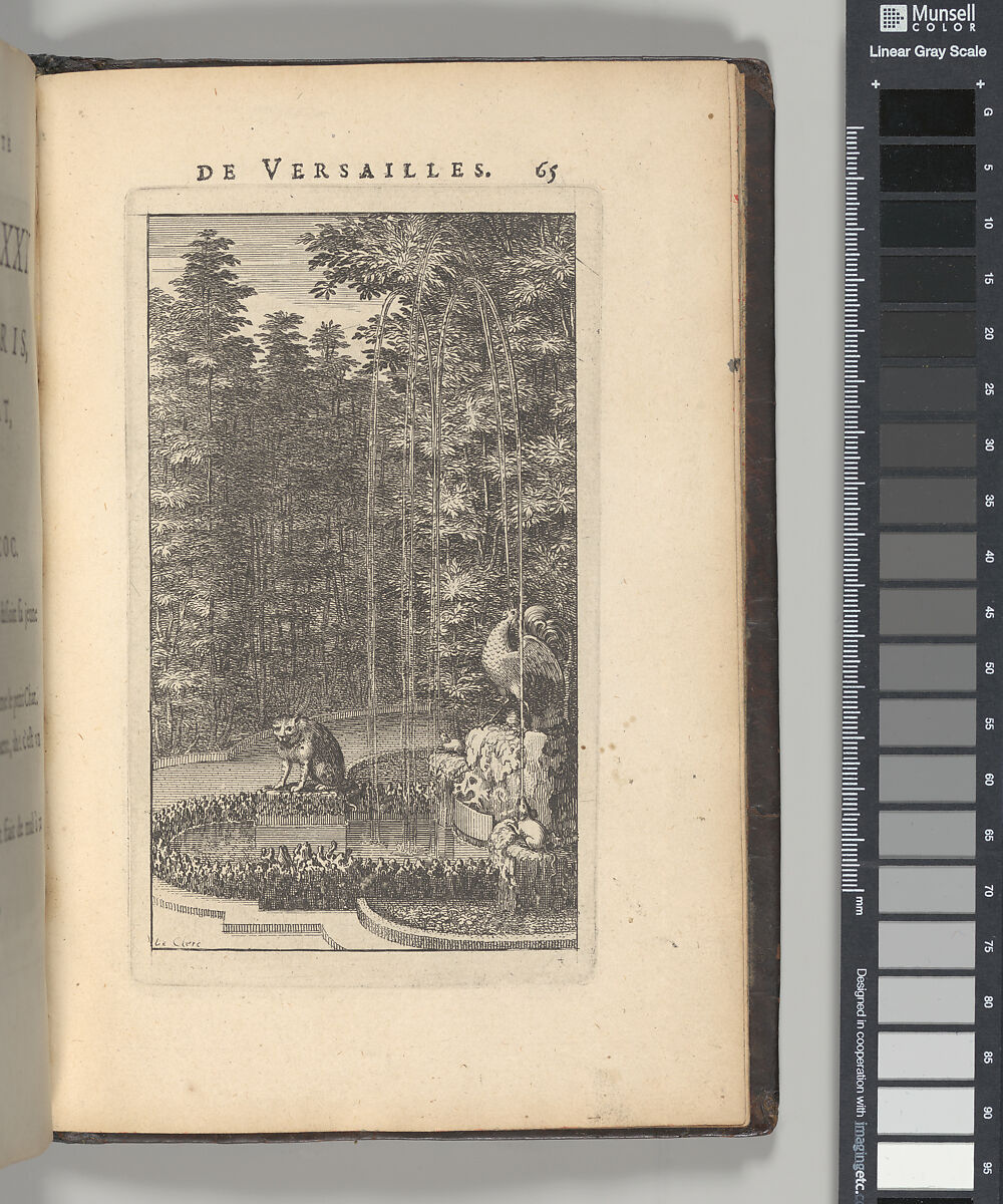 Labyrinte de Versailles, Written by Isaac de Benserade, Etching