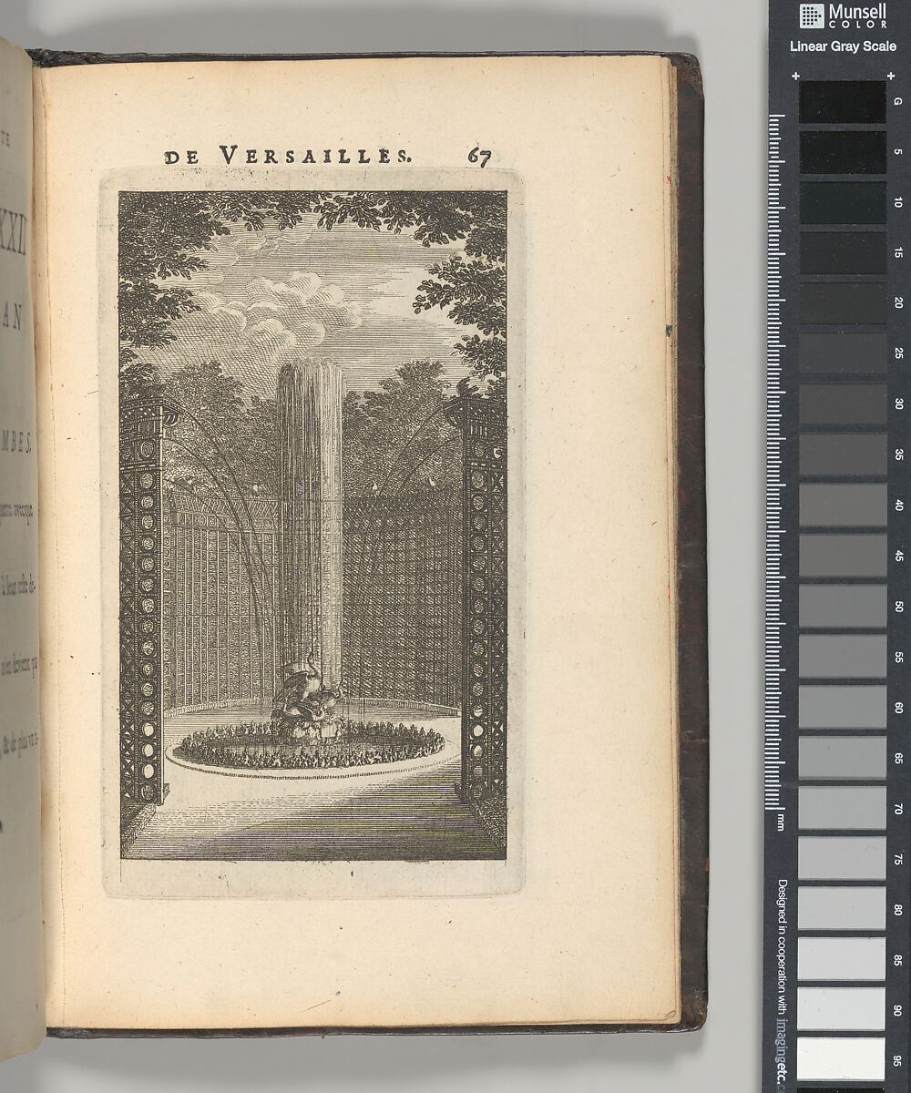 Labyrinte de Versailles, Written by Isaac de Benserade, Etching