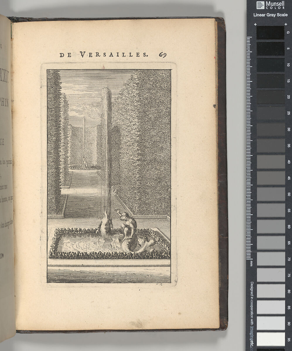 Labyrinte de Versailles, Written by Isaac de Benserade, Etching