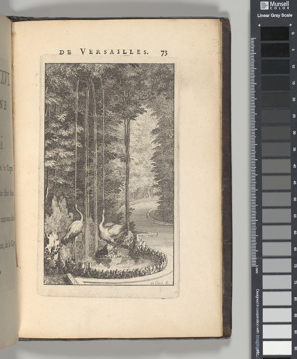 Labyrinte de Versailles, Written by Isaac de Benserade, Etching