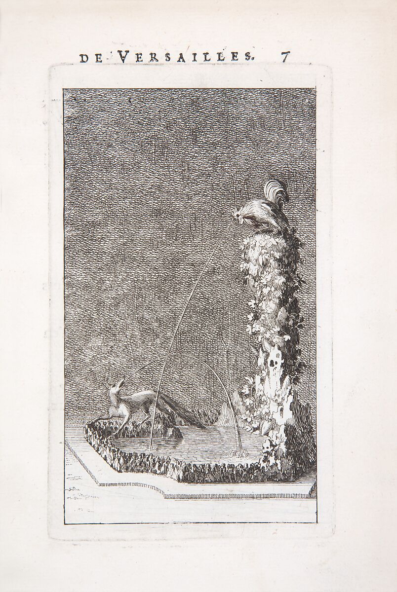 Labyrinte de Versailles, Written by Isaac de Benserade, Etching