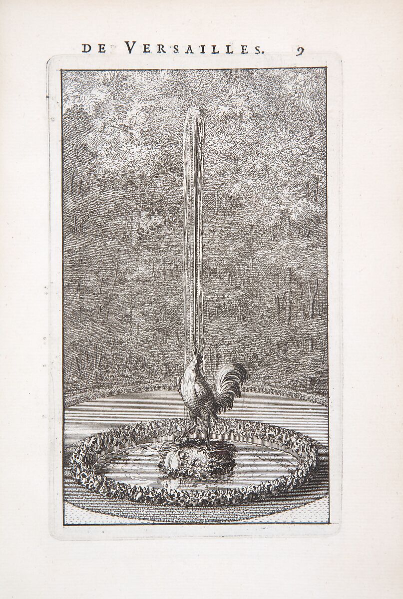 Labyrinte de Versailles, Written by Isaac de Benserade, Etching